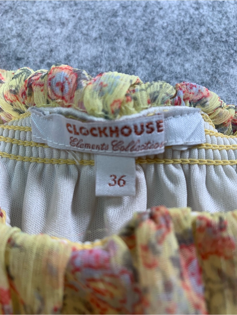 ClockHouse ' Yellow Floral Ruffle Off-Shoulder Dress - Picture 2 of 13